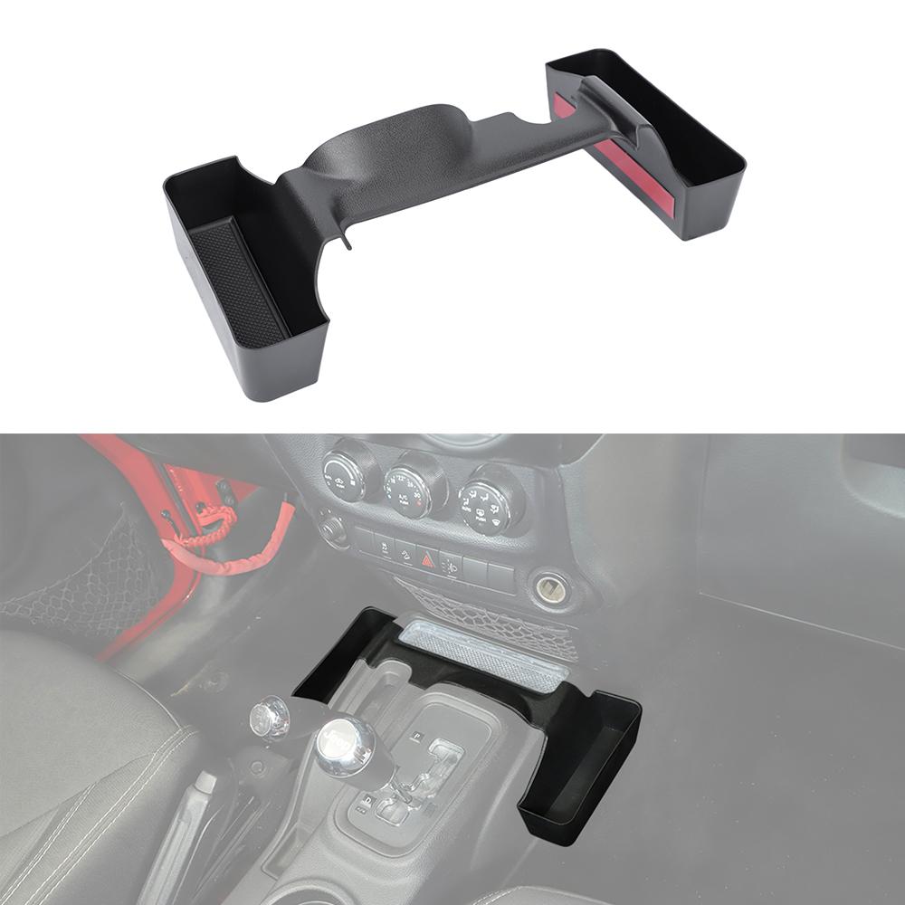 Armrest Hanging Box Gear Shift Organizer Tray for Jeep Wrangler JK Rubicon 2011-2017 Storage Tidying Car Interior Accessories