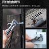 TITANER Mini Titanium EDC Multi Tool Wrench Tactical Pendant with Bottle Opener Window Breaker Gift for Daily Carry 4