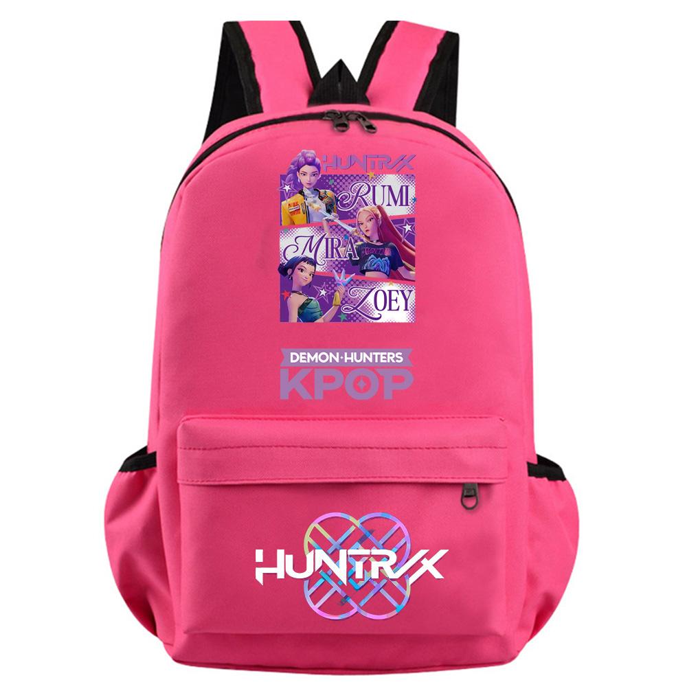 Cartoon Kpop Demon Hunters Printed Backpack for Teenager Student Girl Boy Bookbag Schoolbag Women Large Capacity Travel Bag Kid Gift Rucksak