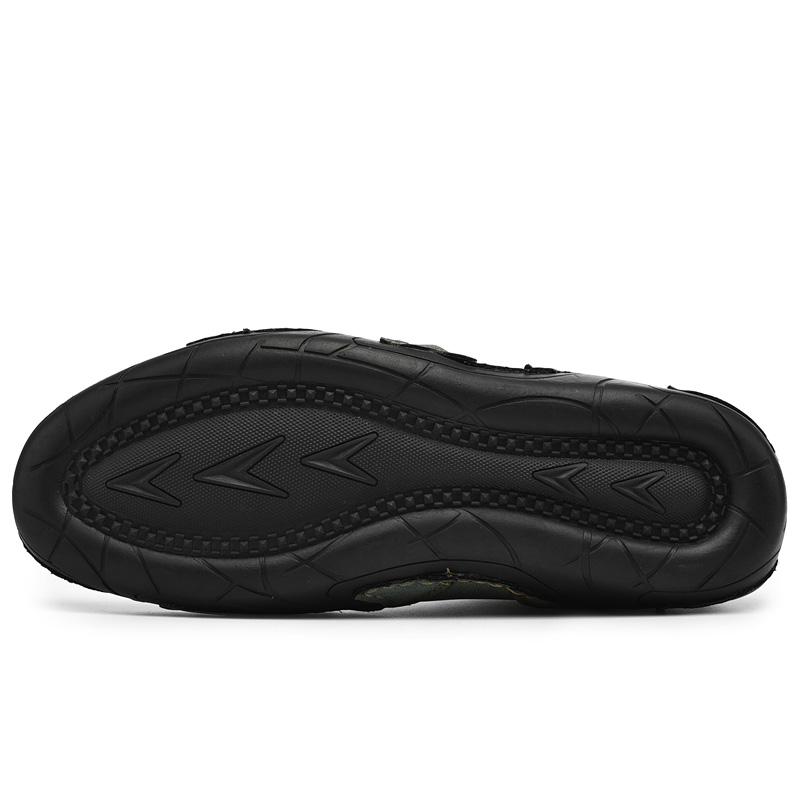 Мужские ботинки Мягкие и удобные британские модные повседневные мужские ботинки ручной — фото 6