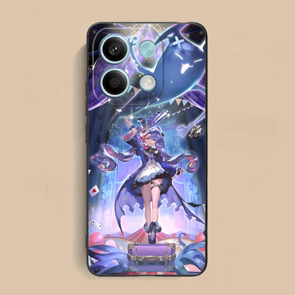 Wuthering Waves Roccia Phone Case for Xiaomi Redmi Note 14 13 12 11 S Pro Plus 4G 5G Colorful Printing Cover Pretty Luxury Cover