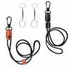 Leather Lanyard Keychains, Neck Strap Lanyard with Metal Clip for Keys, Phone, Camera, , Wallet
