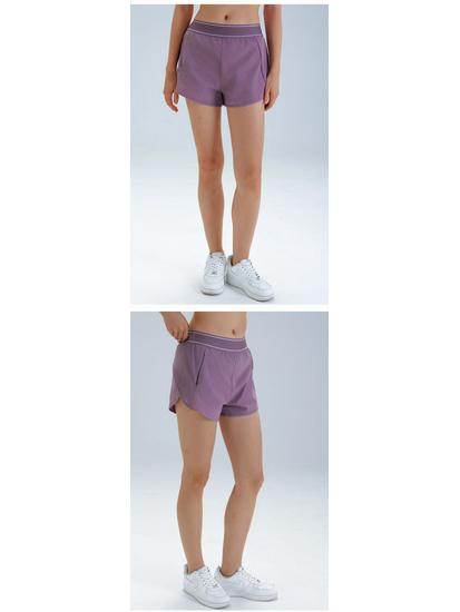 Alo Sco Women's Hip-Lifting Yoga Shorts: Quick-Dry Three-Quarter Length for Exercise, Fitness, Running, and Marathon