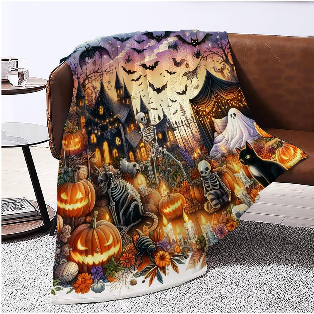 Halloween Print Blanket