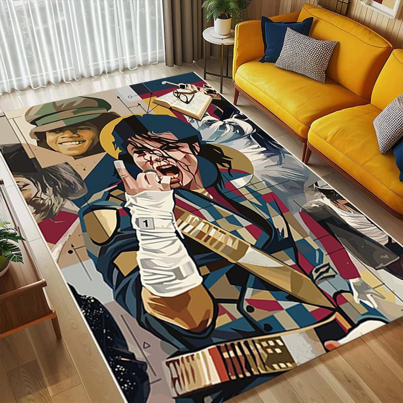 Moonwalk Performance Living Room Nonslip Area Rug Soft Carpet For Bedroom Gameoom Playroom Sofa Office Home Decor Doormat