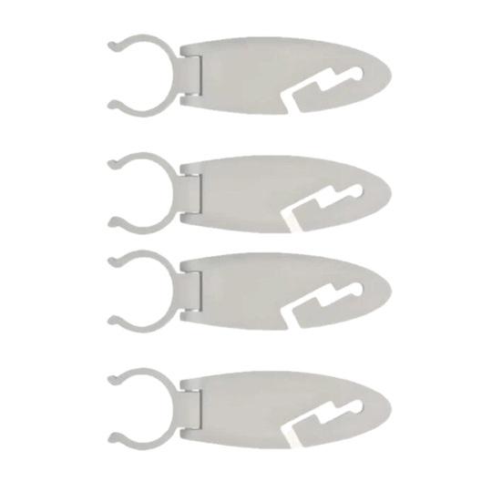 Simple Style Paddle Board Accessory Clip Plastic Black 4 Pc