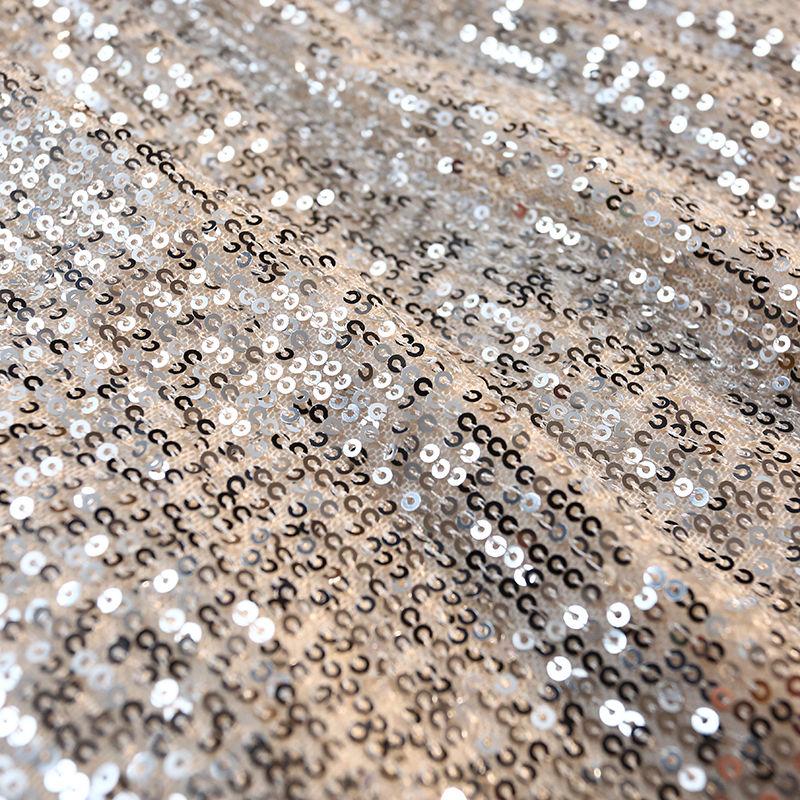 Sexy Sequin Skirt  Mid Length Women's Bag Buttocks  A-line One Step Skirt