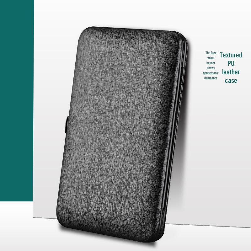 18-Piece Black Stainless Steel Nail Care Set: Clippers, Pedicure Tools, Tweezers, and Blackhead Removers