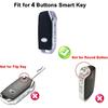 Key Fob Cover Case Fit for Kia Ceed Cerato Forte Niro Seltos Sorento Soul Sportage Telluride K5 Keyless Entry Remote Case Holder ABS Carbon Fiber