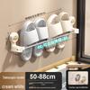 No-Drill Extendable Suction Cup Bathroom Slipper Rack