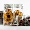 GLASS HERMETIC JAR WITH GLASS LID 1.1L