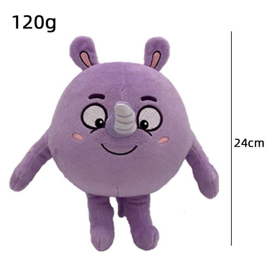 24cm Dětská Zoo Plyšové Hračky Kreslená Kočka Nosorožec Ježek Anime Měkká Plyšová Zvířátka Panenka Hračky s Dětskými Písničkami Dětské Děti Narozeninové Dárky