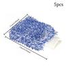 5pcs Auto Care Cleaning Mitt - Microfiber Car Washing Glove, Ultra Soft Plush Towels, Car Wash Wax Detailing Brush