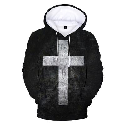 Christian Jesus Men's Hoodie 3D Printed Sweatshirt Unisex Hooded Fashion Casual Streetwear Cross Pullovers Oversized Hoodies