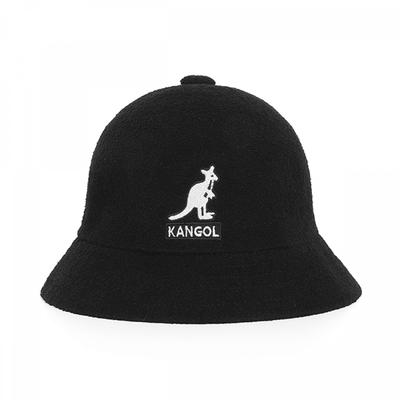 Kangol K3407 Schwarz Bermuda Casual Big Logo Fischerhut