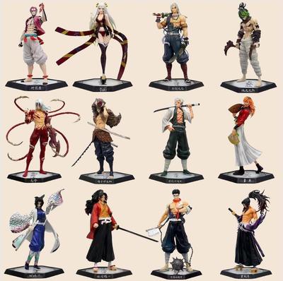 Twelve Kizuki Muzan Kibutsuji & Tengen Uzui Demon Slayer Figure Ornament