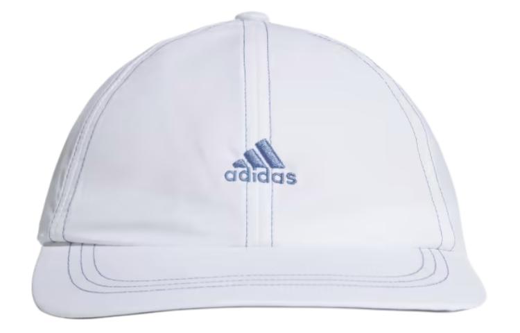 Adidas Recycled Polyester Plain Weave Fabric Baseball Caps Unisex White GJ8308 F