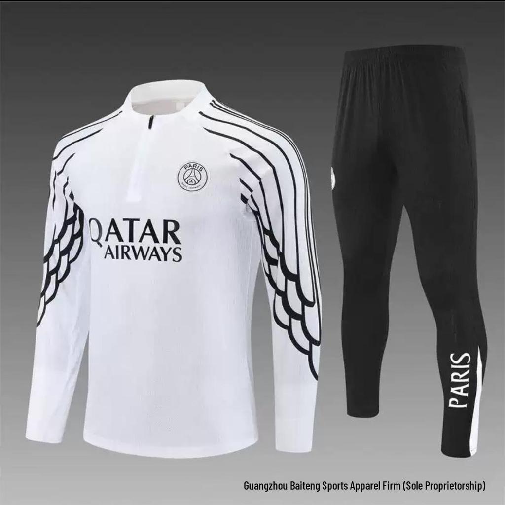 New Real Madrid Vs. Barcelona Adult Match Jersey and Training Suit Set 2526