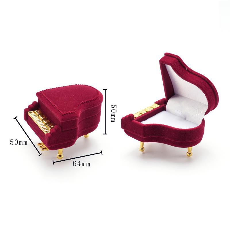 Cartoon Style Velvet Jewelry Box Container Wedding Ring Box For Earrings Necklace Bracelet Display Gift Box Holder 13 Styles