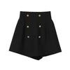 2025 A-Line High Waist Wide Leg Shorts for Women - Slimming, Casual Spring & Fall Wear with Shirt or T-Shirt