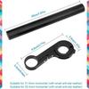 Bike Handlebar Extender Bike Extension Bar Double Clamp Aluminum Alloy Holder Bracket Bicycle