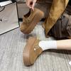 Fashion Commuter Retro Platform Women's New Spring and Autumn Versatile Small Man Heightening Love Single Shoes