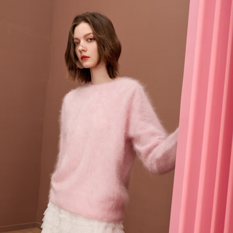 

Sancai 2025 Зимний Свободный Кашемировый Свитер с Круглым Вырезом L