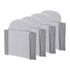PATIKIL Camera Bag 4 Pieces Shockproof Camera Bag Insert Separator Protective Lens for Nikon Camera Universal Divider Cushions for Bag Gray Dividers,