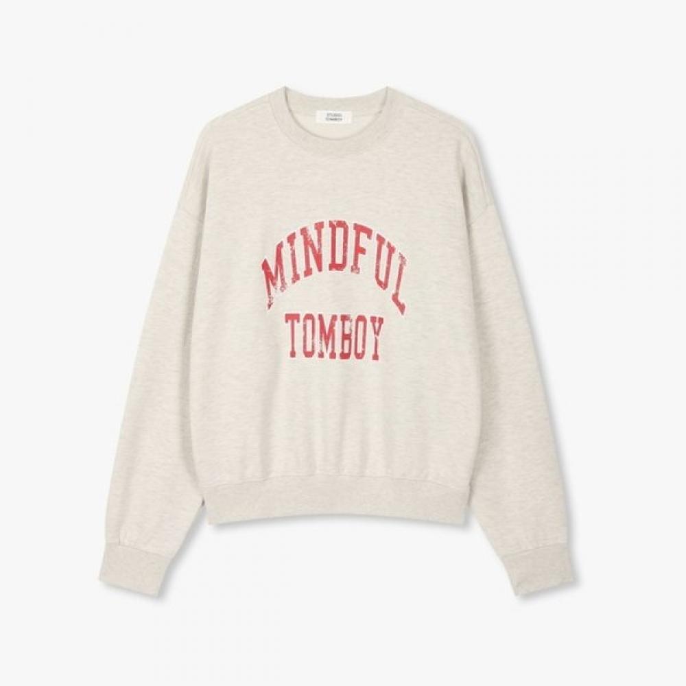 

Studio Tomboy Lettering Round Sweatshirt 9176122971ct charcoal/OS