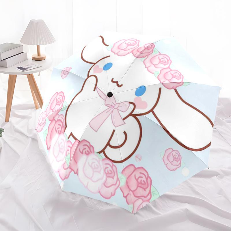 

1pc Adorable Cinnamoroll Automatic Open/CloseUmbrella-CuteUmbrella with Cute Design, Portable 3-Fold Compact Umbrella for Men & Women, Valentine s Day