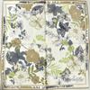 Women Small Silk Scarf Printed Fashion Chain Pattern Dark Blue Square 100% Silk Scarves Europe America Style Scarf