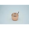 Stainless Steel Oil/ghee Jar/ghee pot/Ghee Container/oil Pot with Spoon Copper Coated 250ml