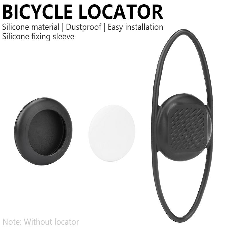 ATWEINA AirTag Silicone Case Waterproof Anti-Lost Holder with Strap for Bicycle Backpack Pet Eco-Friendly Soft Cover AT-0025