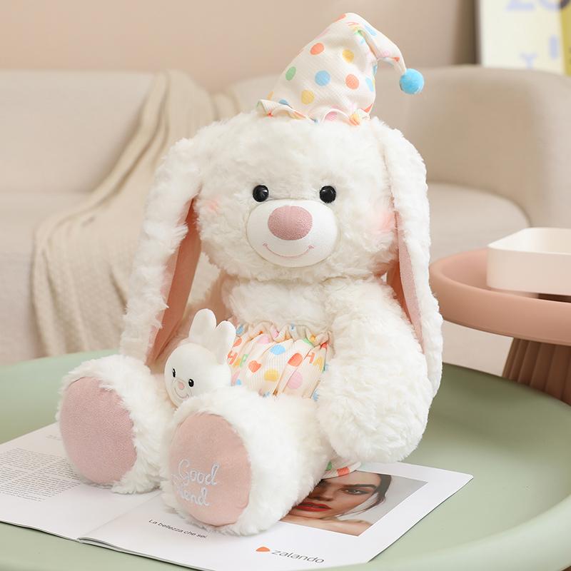 New Bear Dog Rabbit Plush Toys High Quality Good Night Bear Dog Rabbit Plush Toys High Quality Cozy Sweet Adorable Gift