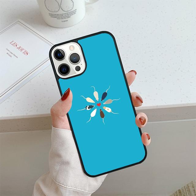 Mouse Rat Phone Case For iPhone 17 Air 14 15 16 13 12 Cover For Apple iPhone 17 Air 14 15 16 Pro Max 6S Plus Coque
