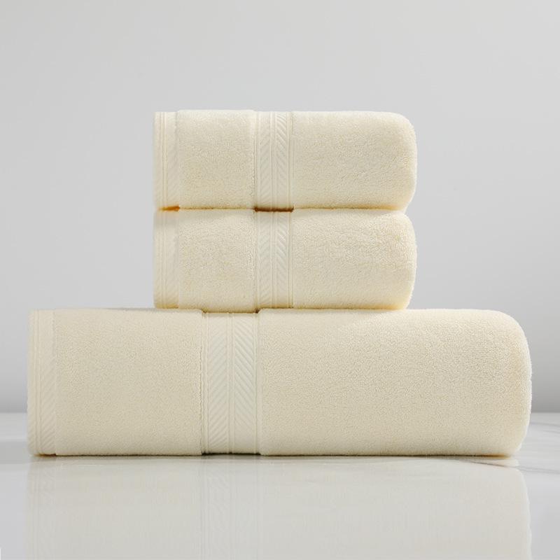 100% A-Grade Antibacterial Cotton Bath Towel - Thick, Soft, Absorbent, Quick-Drying, Adult Size Washcloth