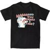 Herren Damen T-Shirt Warum sollte es mich interessieren Unicorse T-Shirts Harajuku Heiß Blauäugige Strand-Tees Y2K Basic Muster 100% Baumwoll-Tees