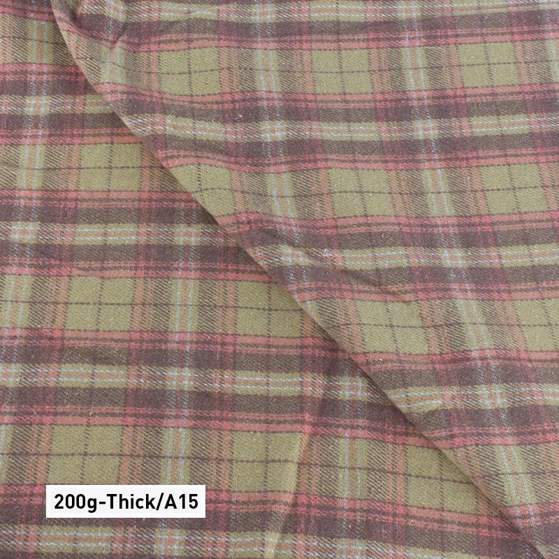 Scottish Checks Polyester Cotton Fabric Medium/Thick Classic Stylish Fabric for Sewing Clothes Skirts Dresses Tartan Designer