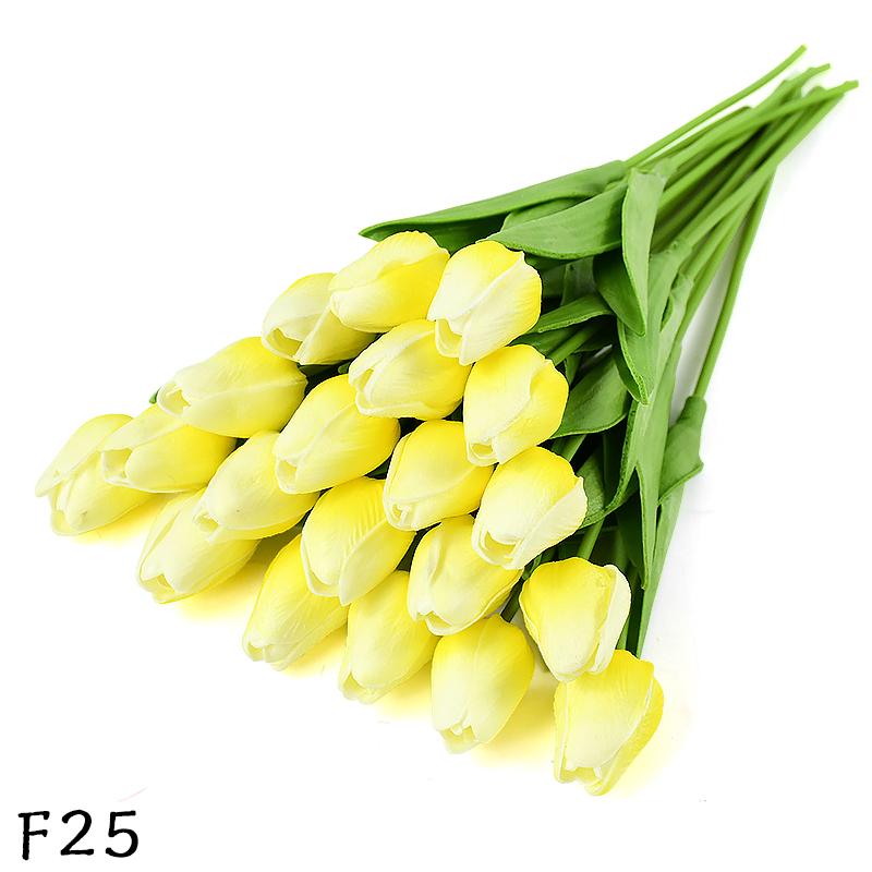 5/10pcs PU Tulip Simulation Flower Artificial Flowers Fake Tulips Real Touch Flower Arrangement Bouquet for Home Wedding Decor