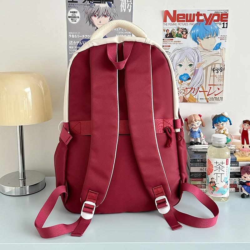 New high-value college style fresh and sweet backpack junior high school students lightweight large-capacity backpack