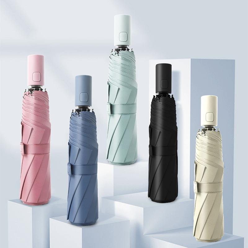 Automatic Umbrella 8 Bone Double Keel Sunshine And Rain Dual-purpose Sun Umbrella Sunshade And Anti UV Automatic Folding