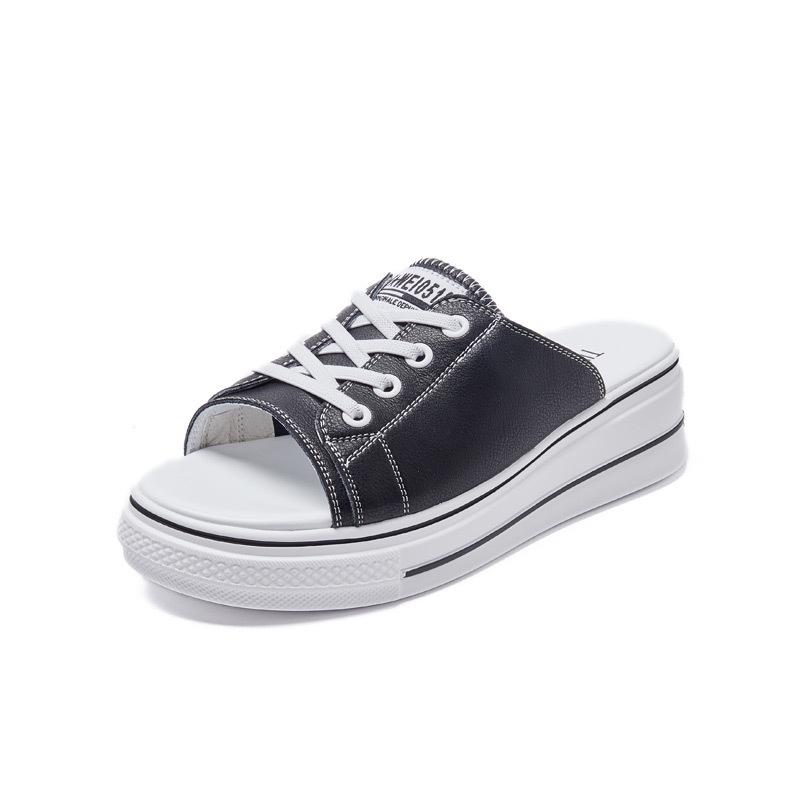 Slippers Women's Outer Wear Summer New Fashion Casual Student Thick Bottom Tide Sports Sandals Street Shot