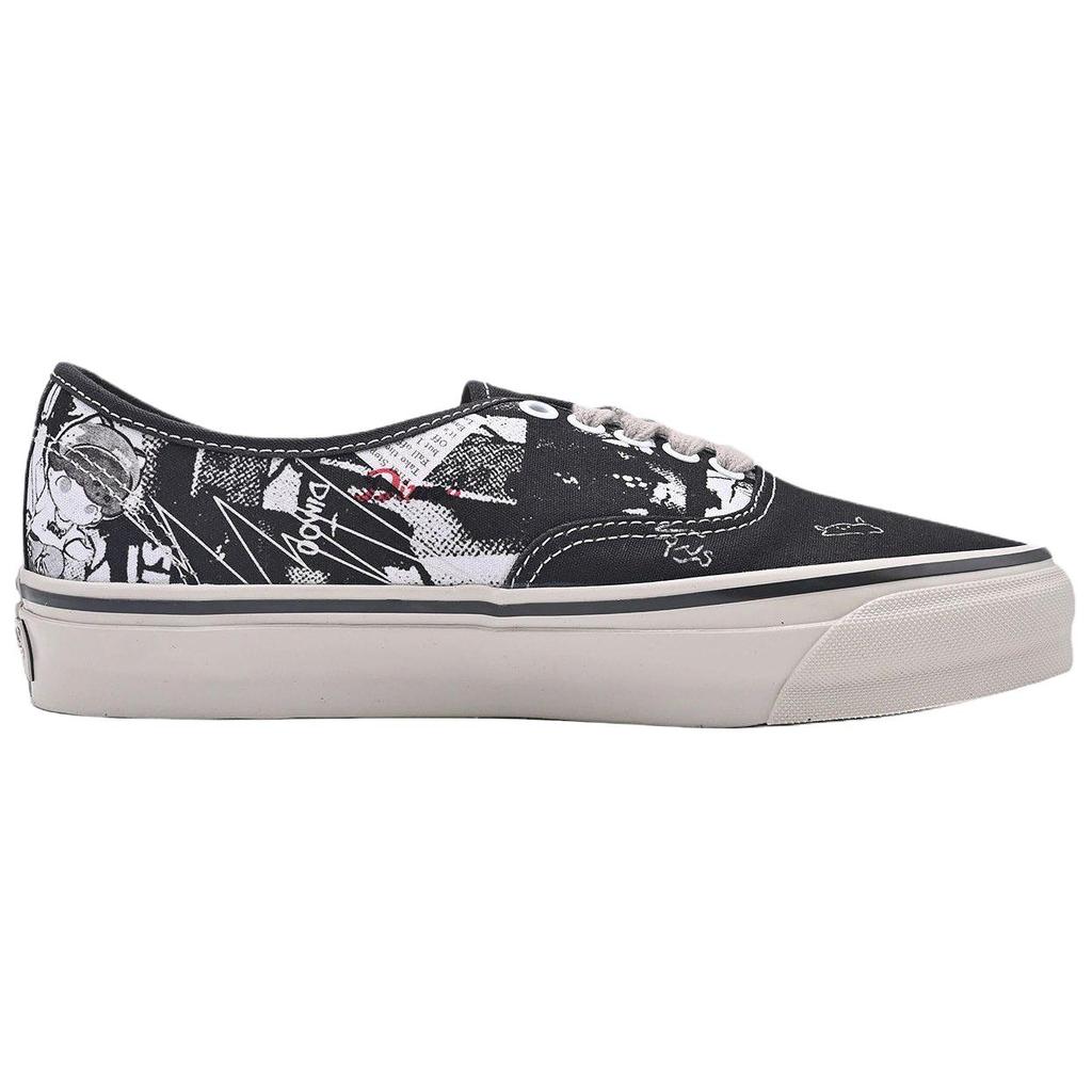 Vans X Pop Mart Authentic 44 LX Comfortable Fit Low Top Skate Shoes Unisex Sneaker Black White VN000EAK6BT