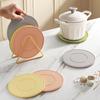 16cm Runde Tischsets Set von 6 Rutschfest Hitzebeständig Runde Tischmatten Waschbar Platz für heiße Gegenstände Dinnerparty Tischuntersetzer
