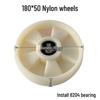 Nylon Wheels & Hydraulic Oil Kit for Manual Pallet Truck and Forklift - Compatible with Noblelift, Heli, and Hangcha Models