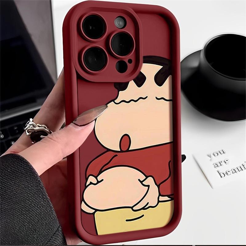 Applicable To Apple 15promax Mobile Phone Case, New Iphone14 Advanced Sense 13pro Cartoon 12 Crayon Small New 1