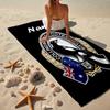 Custom Name Ultra-Soft Beach Towel with AFL Theme,Ideal for Pool - Camping, Diving - Perfect Travel Essential, Vibrant Beach Towel.