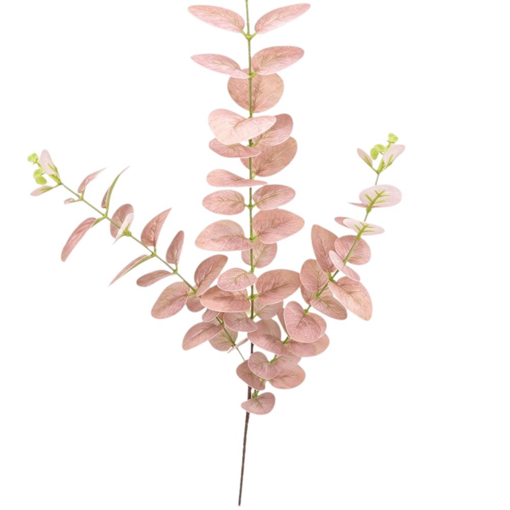 Green Color Artificial Eucalyptus Stems Silk Artificial Flowers  Garden Decoration
