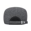 New Solid Color Men Berets with Earmuff Soft Newspaper Hat Woolen Fabric Casual Beanie Autumn and Winter