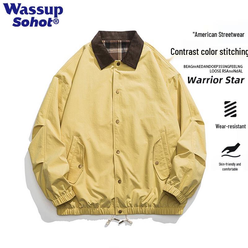 

Wassup Sohot Американская ретро рабочая куртка 3XL